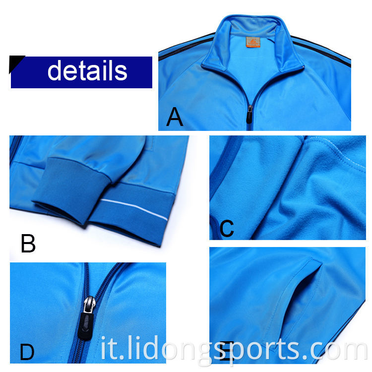 Lidong Wholesale Professional Warm Up SUBLIMATION Sublimation Design della tuta personalizzata